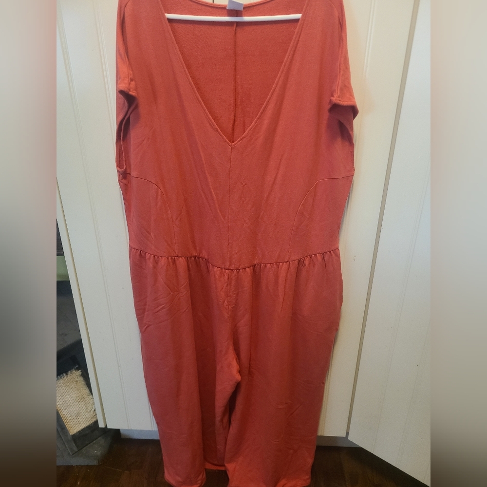 Smash + Tess Coral Jumpsuit Mid Calf Length